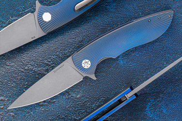 FOLDING KNIFE FOLDER MICRO STING #0327 M390 HERMAN KNIVES