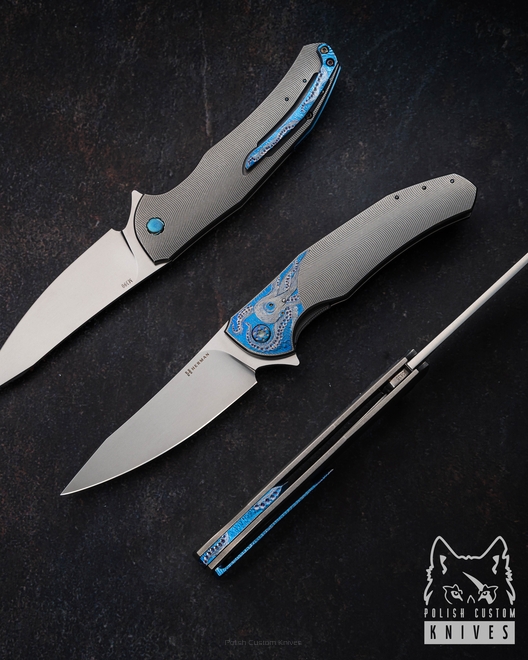 FOLDING KNIFE FOLDER ISHTAR #0835 M390 HERMAN KNIVES