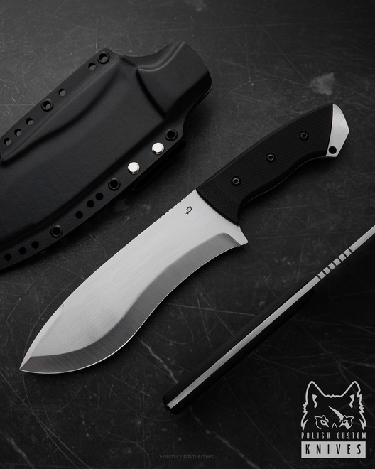 LARGE TACTICAL SURVIVAL KNIFE TUBARAO 2 G10 O2 RATO KNIVES
