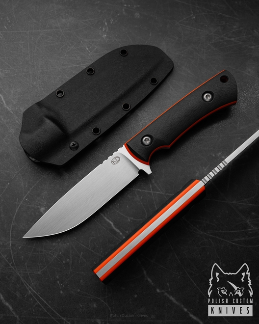 TACTICAL SURVIVAL KNIFE WAYFARER V2 ELMAX CARBON G10 2 KD KNIVES