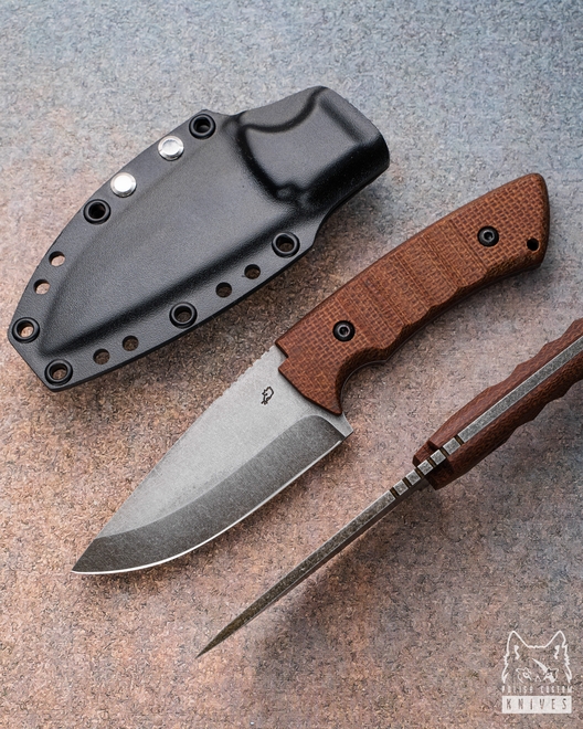 SURVIVAL HUNTING EDC KNIFE  NOVO 3 MICARTA K720 RATO KNIVES