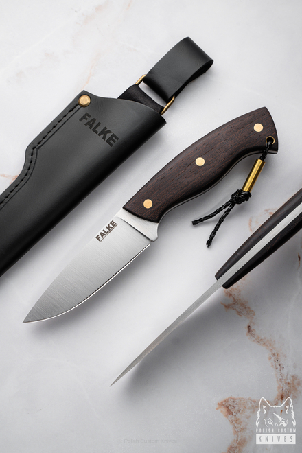 HUNTING KNIFE HUNTER STANDARD  HS 232 K110 AFRICAN WENGE FALKE