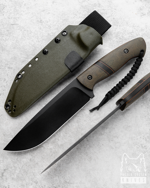 SURVIVAL KNIFE WIDOW XL 15 NZ3 MICARTA TD