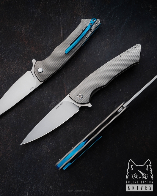 FOLDING KNIFE FOLDER SLIM #0684 M390 HERMAN KNIVES