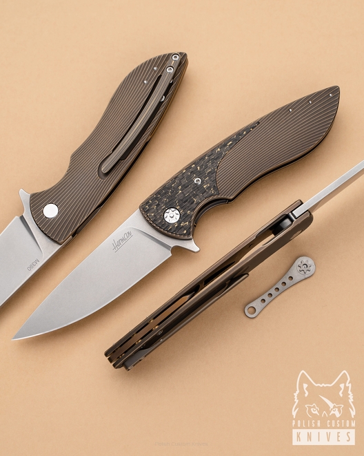 FOLDING KNIFE STING 65 M390 HERMAN