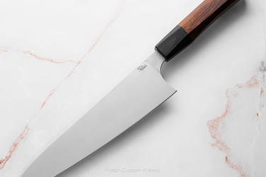 KITCHEN KNIFE GYUTO 210 26 ELMAX BLACK HORNBEAM PABIŚ KNIVES