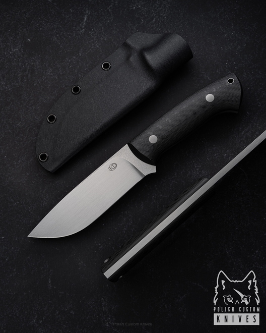 SURVIVAL KNIFE FATTY 1 M390 CARBON FIBRE KD