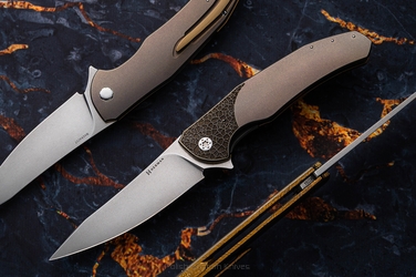 FOLDING KNIFE FOLDER ISHTAR #0784 MAGNACUT HERMAN KNIVES