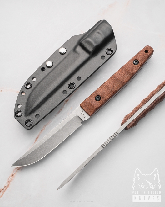 TACTICAL EDC KNIFE KWAIKEN N690 MICARTA LKW