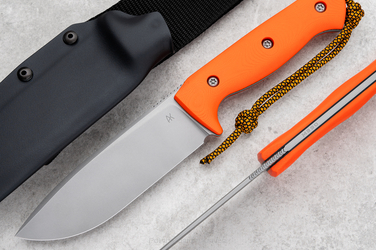 HUNTING KNIFE ODC 125 4 M390 ORANGE G10 AK