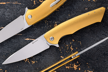 FOLDING KNIFE FOLDER SLIM #0621 M390 HERMAN KNIVES