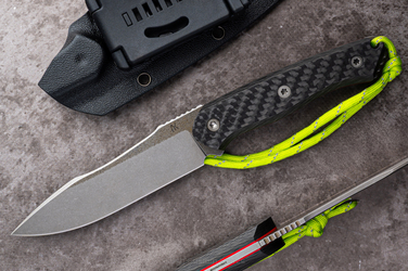 SURVIVAL TACTICAL KNIFE HARVBUSH 10 VANADIS CARBON FIBER AK KNIVES