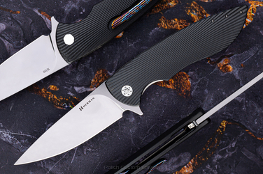 FOLDING KNIFE FOLDER STING #0736 M390 HERMAN KNIVES
