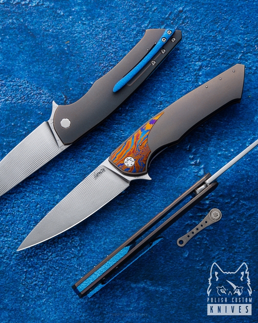 FOLDING KNIFE FOLDER SLIM 258 ALLEIMA HALF DRESS HERMAN KNIVES