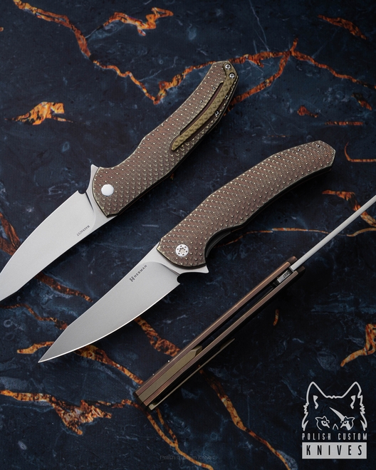 FOLDING KNIFE FOLDER ISHTAR #0697 MAGNACUT HERMAN KNIVES