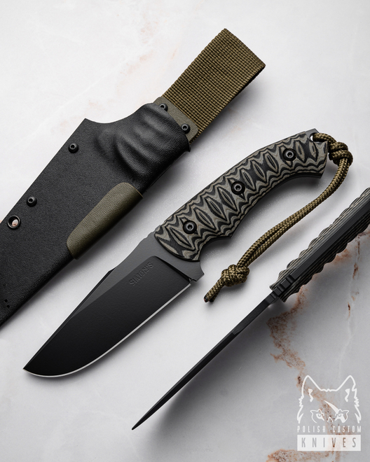 SURVIVAL TACTICAL KNIFE SIERRA 6 K720 O2 MIARTA SIMON'S