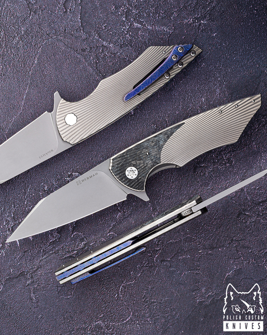 FOLDING KNIFE FOLDER VESPERTILIO #0231 MAGNACUT HERMAN KNIVES