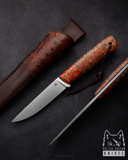 HUNTING SURVIVAL KNIFE AUTUMN NOSTALGIA KARUD KNIVES