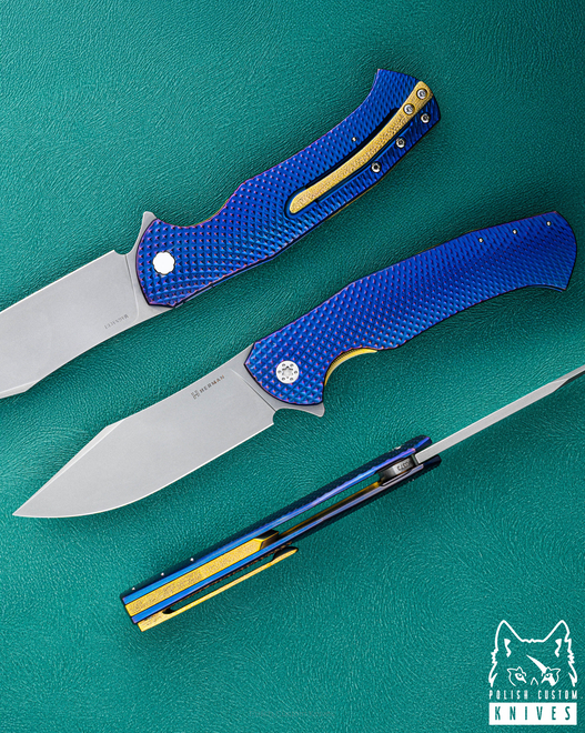 FOLDING KNIFE FOLDER MANTIS #0373 MAGNACUT HERMAN KNIVES