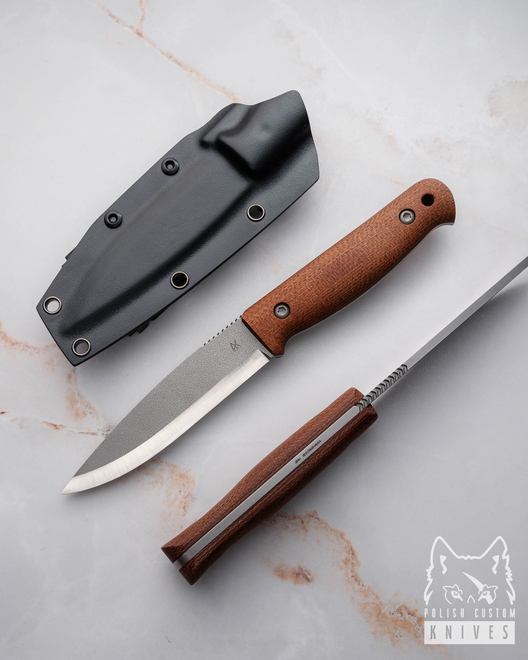 TACTICAL SURVIVAL KNIFE BUSHCRAFT 34 VANADIS 4E AK KNIVES