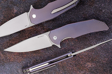 FOLDING KNIFE FOLDER DRAGONFLY #0456 M390 HERMAN KNIVES