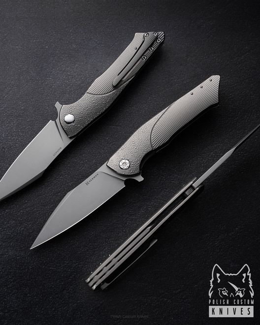 FOLDING KNIFE FOLDER BEE #0251 MAGNACUT HERMAN KNIVES