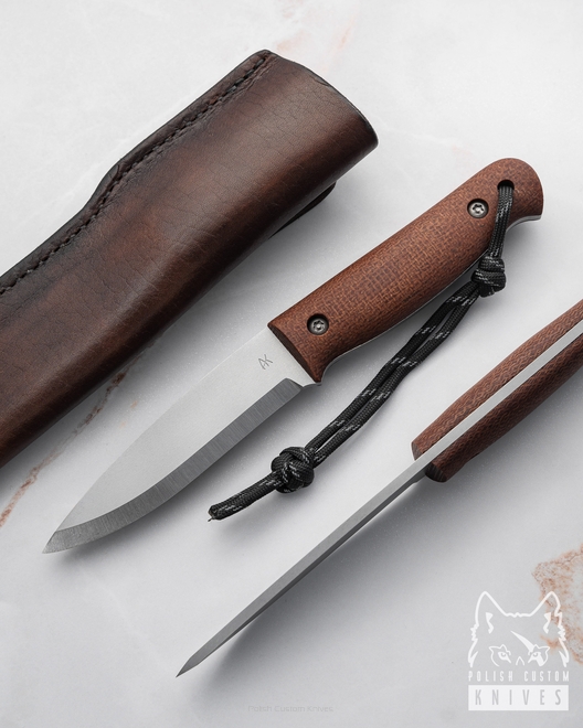 SURVIVAL KNIFE BUSHCRAFT 14 O2 MICARTA AK