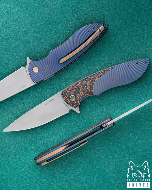 FOLDING KNIFE FOLDER STING #0836 MAGNACUT HERMAN KNIVES