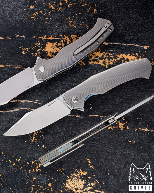 FOLDING KNIFE FOLDER MANTIS #0433 MAGNACUT HERMAN KNIVES