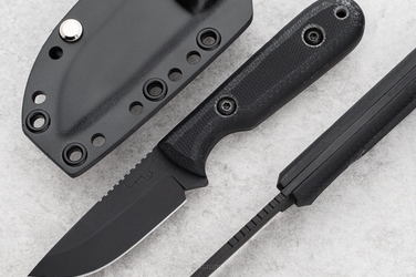 NECK KNIFE SMALL HERO BLACK G10 LKW