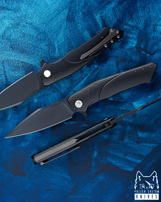 FOLDING KNIFE FOLDER BEE #0286 MAGNACUT OERLIKON DLC HERMAN KNIVES