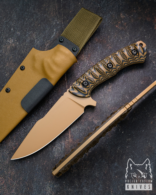 TACTICAL SURVIVAL KNIFE TAJGA 2 MICARTA SIMON'S