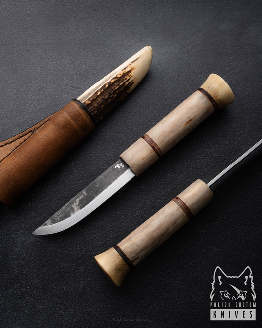 HUNTING KNIFE SAMI PUKKO 1 ELMAX TS CUSTOM KNIVES