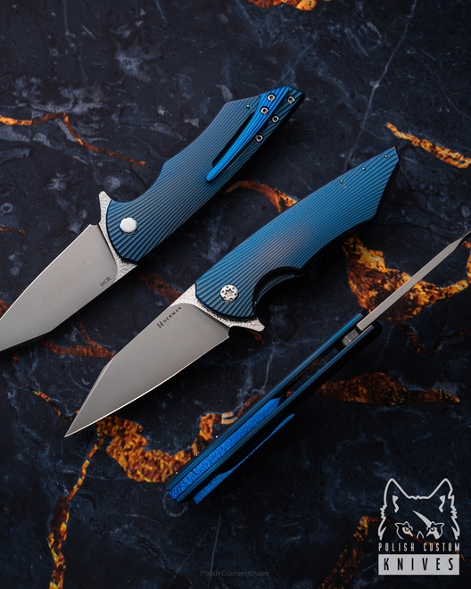 FOLDING KNIFE FOLDER VESPERTILIO #0248 M390 HERMAN KNIVES