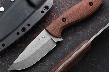 HUNTING KNIFE BAD HUNTER  LKW BROWN MICARTA K720 O2