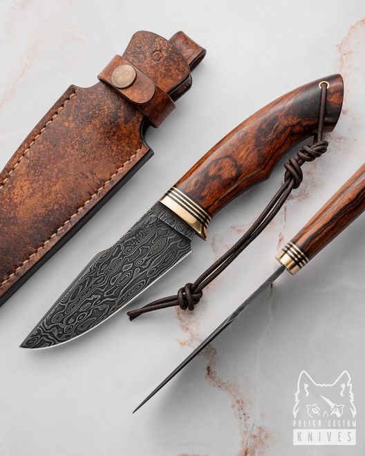 HUNTING TACTICAL KNIFE REX 5 DAMASCUS SIMON'S