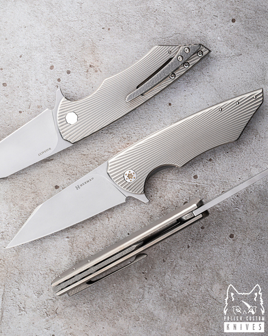 FOLDING KNIFE FOLDER VESPERTILIO #0240 MAGNACUT HERMAN KNIVES