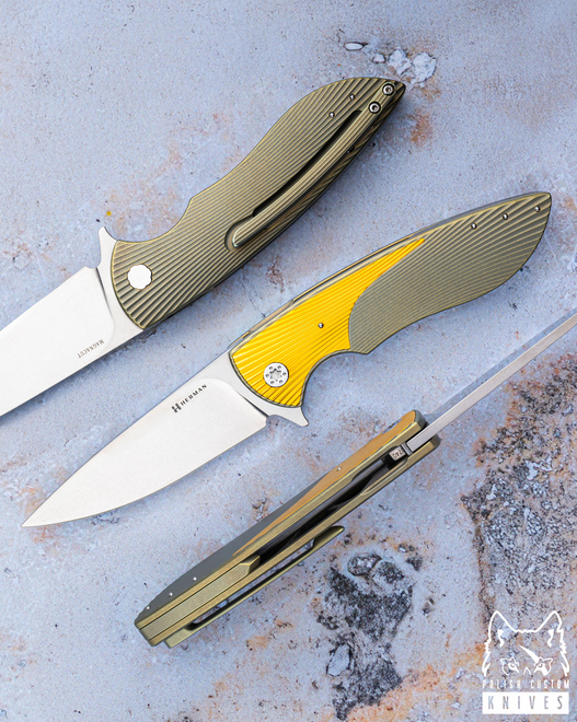 FOLDING KNIFE FOLDER STING #0740 MAGNACUT HERMAN KNIVES