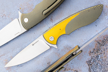 FOLDING KNIFE FOLDER STING #0740 MAGNACUT HERMAN KNIVES