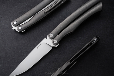 FOLDING KNIFE FOLDER MORPHO #0009 M390 HERMAN KNIVES