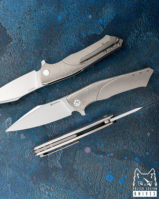FOLDING KNIFE FOLDER BEE #0298 MAGNACUT HERMAN KNIVES