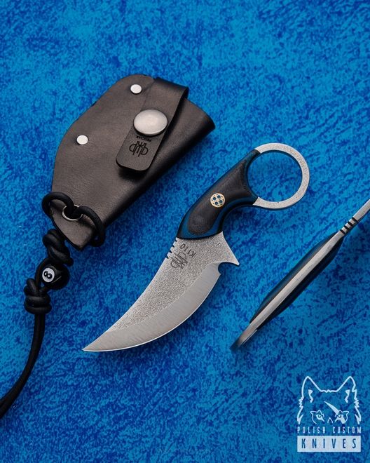 NECK EDC KNIFE SULTAN PLUS 9 K110 MICARTA PRUCIAK