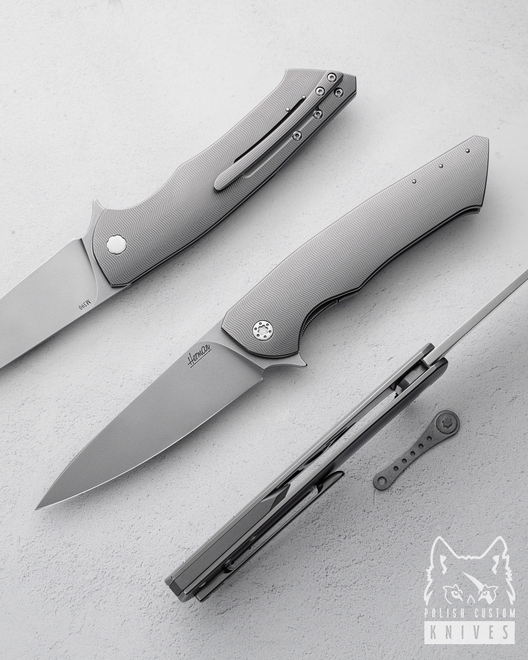 FOLDING KNIFE FOLDER SLIM 226 M390 HERMAN KNIVES