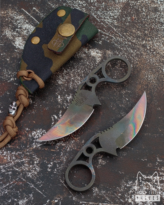 NECK EDC KNIFE SULTAN  TACTIC 1 N690 PRUCIAK KNIVES