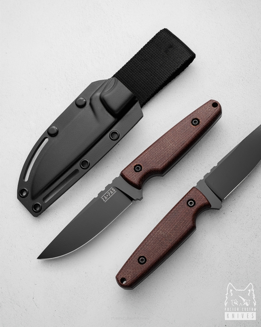 SURVIVAL BUSHCRAFT KNIFE HANDIE 7 NMV O2 JUTA CERAKOTE ZA-PAS