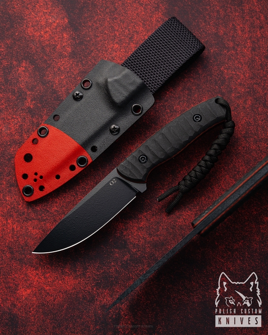 SURVIVAL EDC KNIFE SNAIL 1 O2 K720 G10 TD