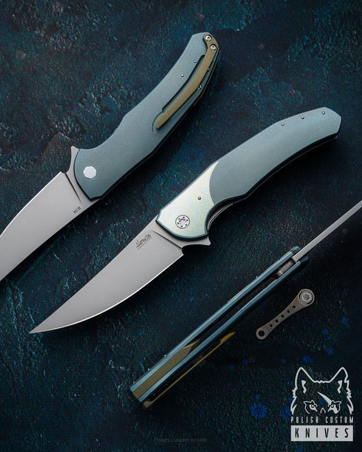 FOLDING KNIFE FOLDER ISHTAR 384 M398 HERMAN KNIVES