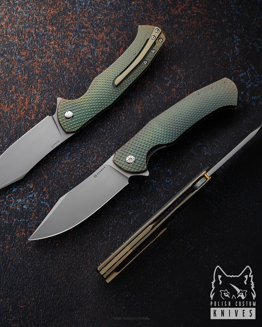 FOLDING KNIFE FOLDER MANTIS #0426 MAGNACUT HERMAN KNIVES