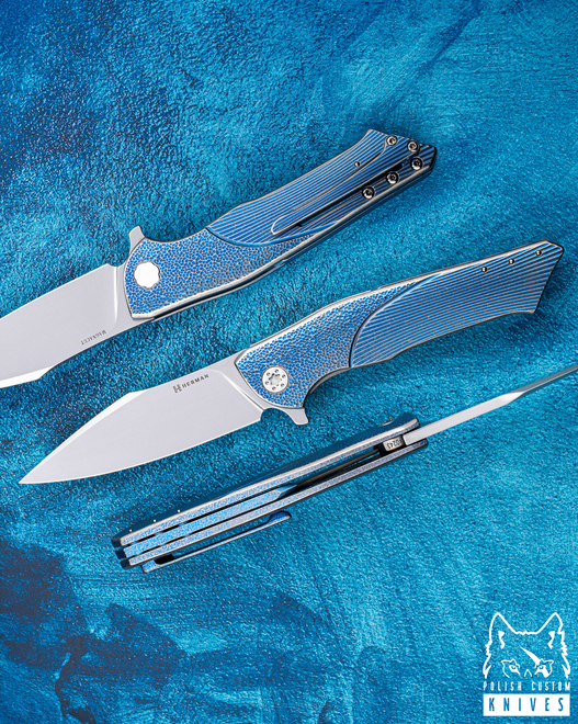 FOLDING KNIFE FOLDER BEE #0243 MAGNACUT HERMAN KNIVES
