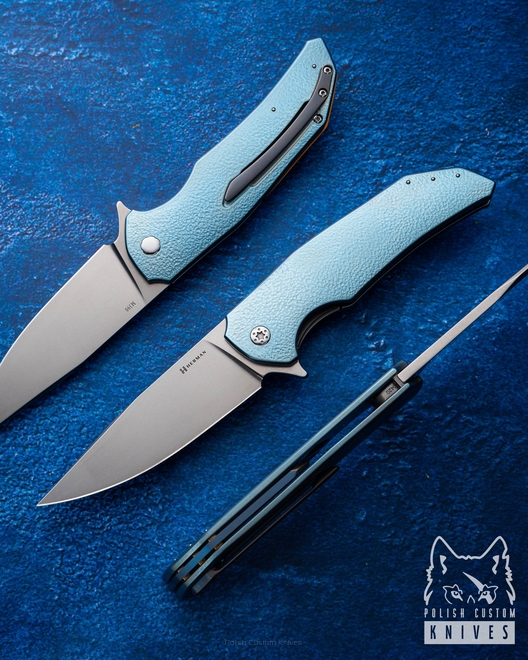 FOLDING KNIFE FOLDER DRAGONFLY #0420 M390 HERMAN KNIVES